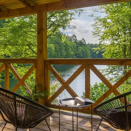 Hubertówka Drewniany Casa de Férias Porost